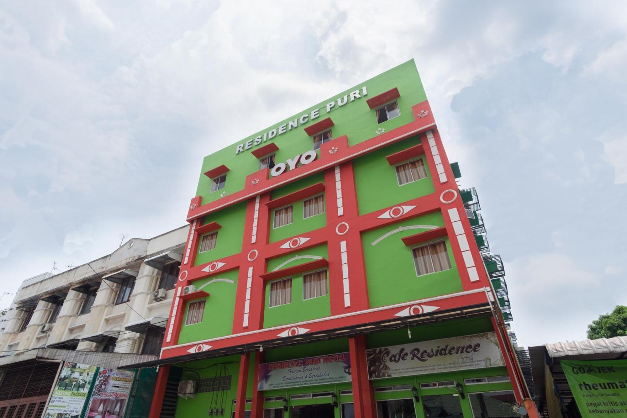 Capital O 615 Residence Puri Hotel Syariah 메단 외부 사진